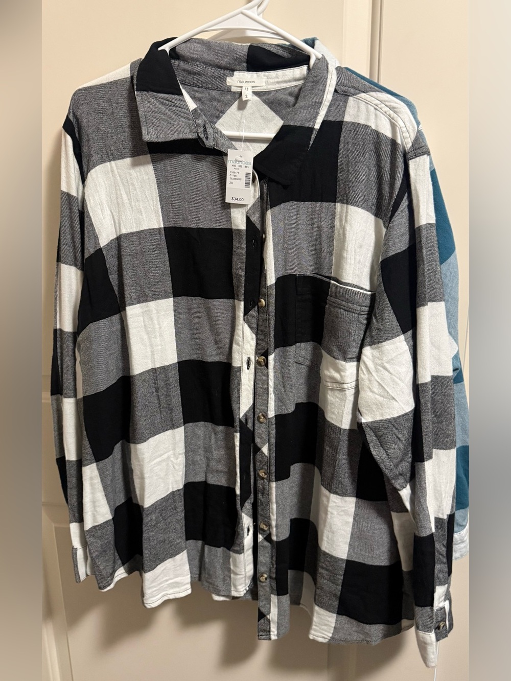 Maurice’s black flannel NWT sz 2